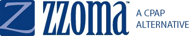 Website logo for Zzoma, a CPAP alternative in a high-resolution format.